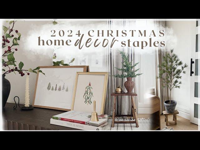 CHRISTMAS DECOR MUST-HAVES 2024 / christmas decor haul + holiday decorating ideas