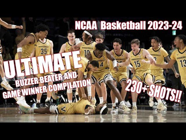 ULTIMATE 2024 College Basketball Buzzer Beater & Game Winners Compilation!! MARCH MADNESS Hype Up!!