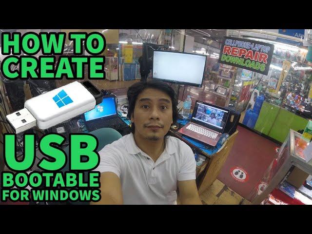 Easy and fast way to create Windows 10 USB bootable by Whatsupbob