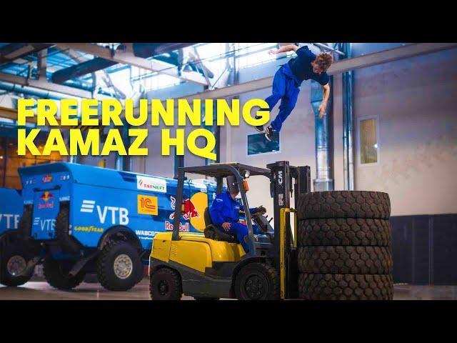 Freerunning The KAMAZ Master HQ | Archie Aroyan