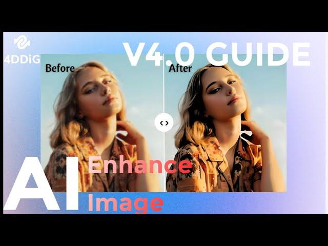 [4DDiG File Repair V4.0 Guide] : How to Enhance Photos with AI - AI Advanced Technology