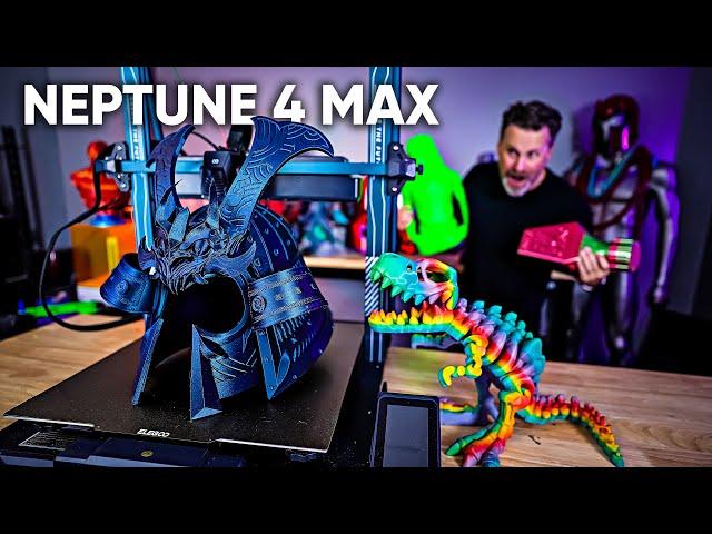 HUGE FAST & AFFORDABLE? - $470 Elegoo Neptune 4 Max 3D Printer