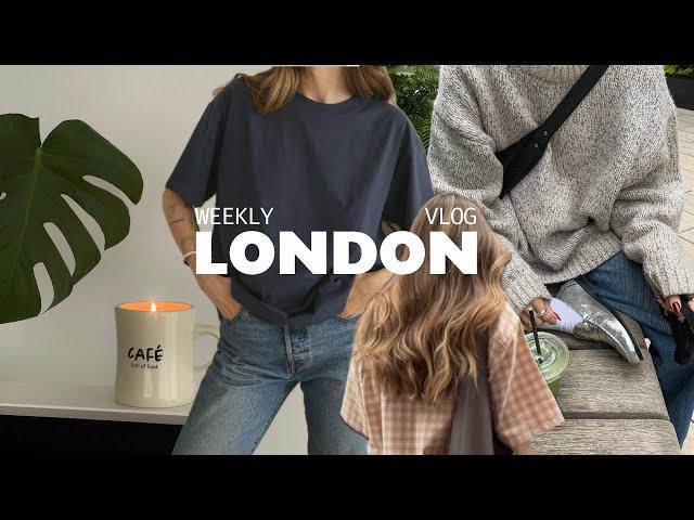 LONDON WEEKLY VLOG | How I Curl My Hair, Outings & Organic Basics | ad