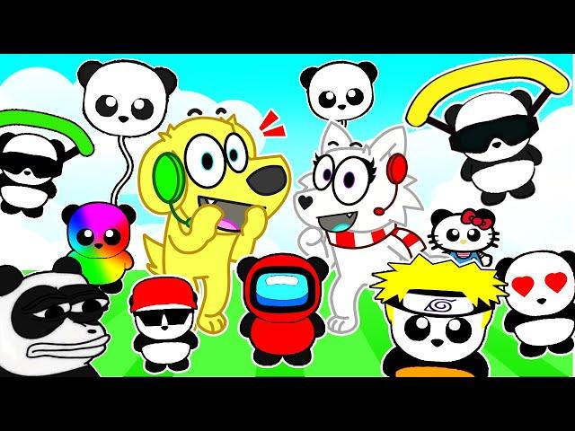 WE FOUND 100+ PANDAS ON ROBLOX FIND THE PANDAS!