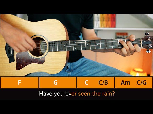 HAVE YOU EVER SEEN THE RAIN - CCR - PLAY ALONG