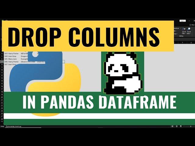 How To Drop Columns In Python Pandas Dataframe