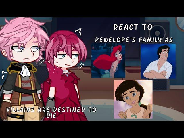 ||Villains are destined to Die react to Penelope's family||Read desc.||DM au||GL2||