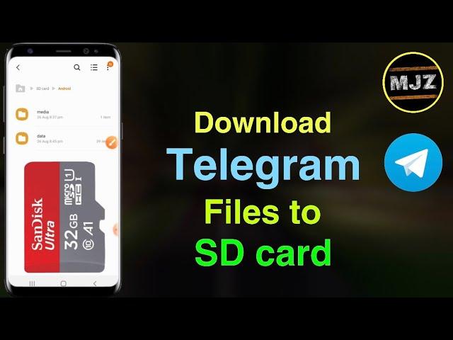 How to change Telegram storage location to SDCard / memory Card