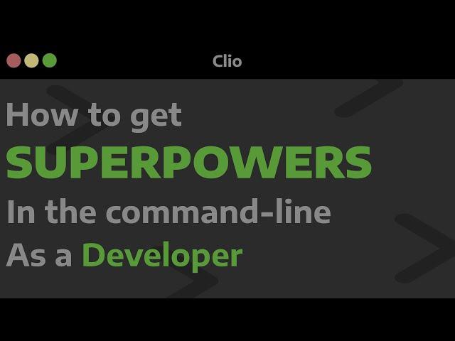 How To Superpowers In The Command-Line As A Developer - Release Your Inner DevOps