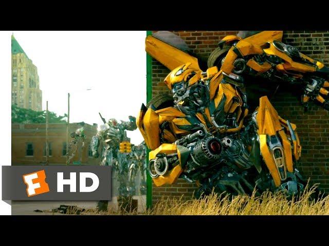 Transformers: The Last Knight (2017) - The Town Battle Scene (2/10) | Movieclips