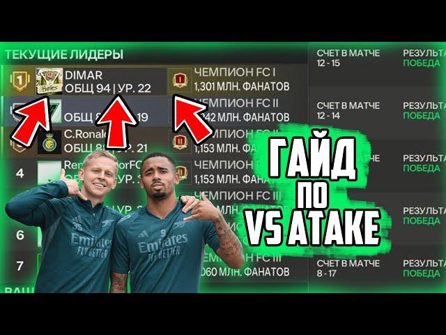 ГАЙД ПО VS АТАКЕ В FC MOBILE 24 / КАК ЗАБИВАТЬ МНОГО ГОЛОВ В FC MOBILE 24?! / FIFA MOBILE 24