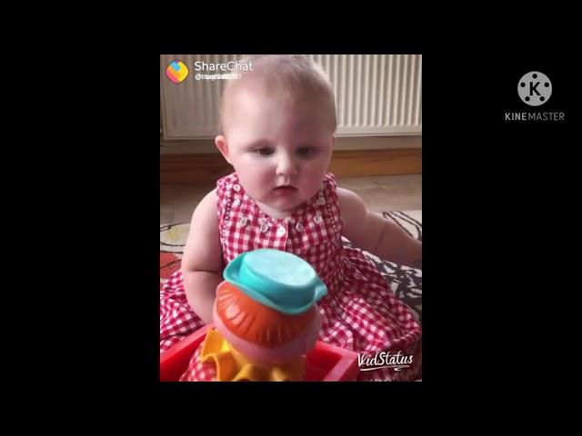 Cute baby crying 