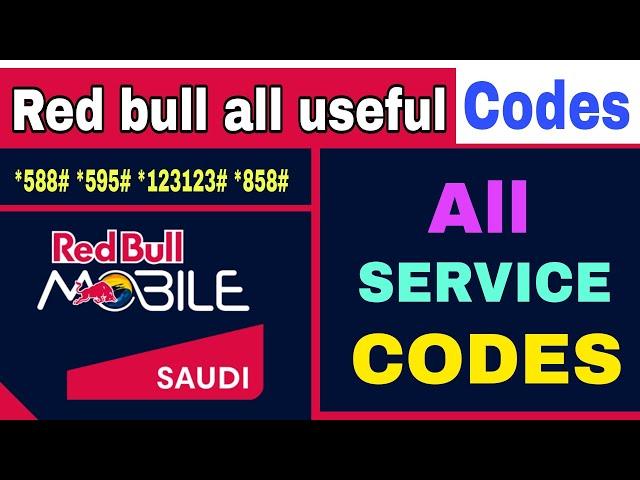 Red bull mobile all codes | red bull mobile Codes | red bull mobile code | red bull mobile saudi