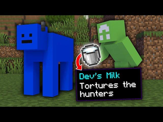 Minecraft Manhunt, But I Can Milk My Hunters...