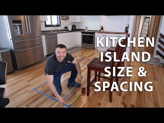 Kitchen Island Size and Spacing Ideas