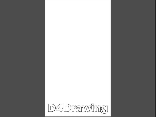 #Shorts S Letter Text Drawing | D4Drawing