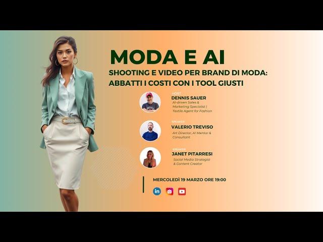  MODA E AI – Shooting e Video per Brand di Moda