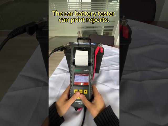 [Duoyi] car battery tester can print report 2024 accept wholesale