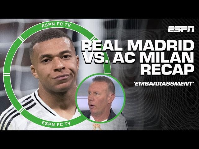 'They're an EMBARRASSMENT'  - Craig Burley GOES OFF on Real Madrid after loss to AC Milan | ESPN FC