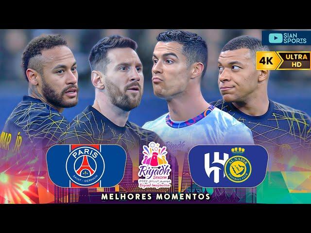 THE WORLD STOPPED TO WATCH C.RONALDO, MESSI, NEYMAR AND MBAPPÉ IN THE LAST MEETING OF THE LEGENDS!