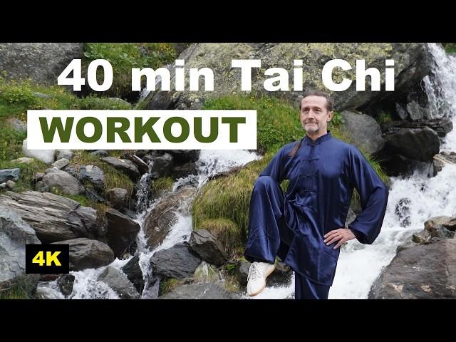 40 MIN COMPLETE TAI CHI WORKOUT - Joint Mobility, Stretching and Strengthening