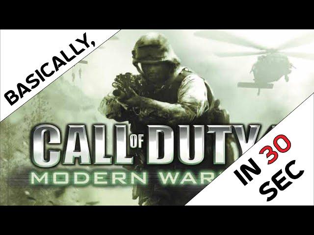 Basically, COD MW4 in 30 Seconds