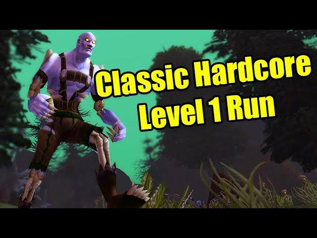 I Ran a Level 1 Classic WoW Hardcore Character Across Azeroth