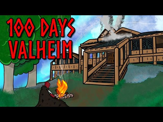 I Played 100 Days of Valheim (FULL MOVIE)