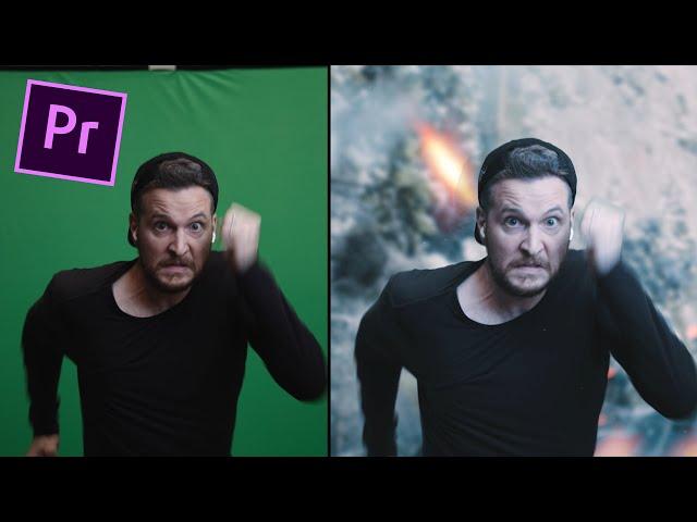 КАК РАБОТАТЬ С ХРОМАКЕЕМ / ЗЕЛЁНЫМ ЭКРАНОМ В PREMIERE PRO + Peter McKinnon #pmgreenscreen