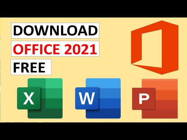 Get ms office 2021 for free | how to get download and install microsoft office 2021 pro plus