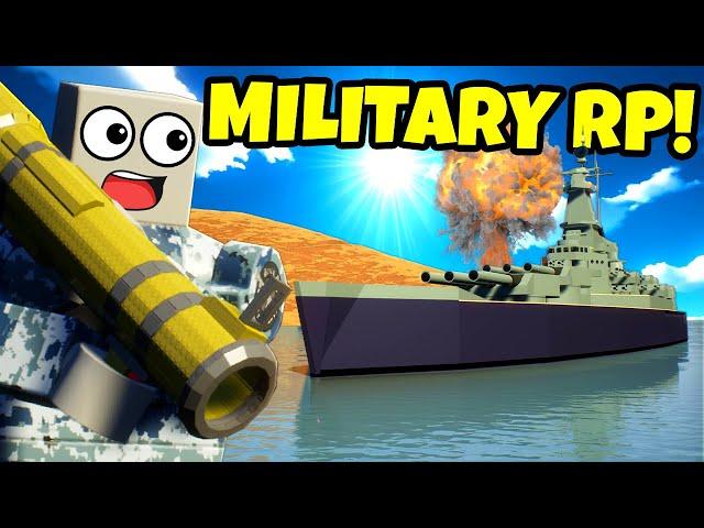 I Found the BEST Military Lego RP in Brick Rigs Online Servers!