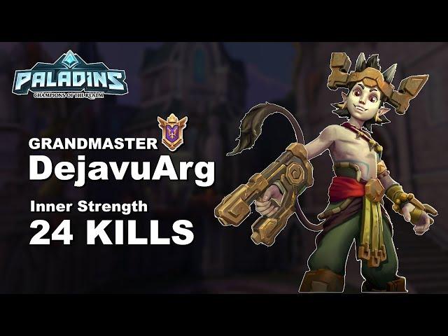 DejavuArg Talus 24 KILLS!! Paladins GM (TOP 11) Ranked Gameplay 1440p High Quality Video