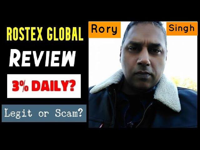 Rostex Global Review - Legit 3% Daily ROI or Big Scam? | rostex.global