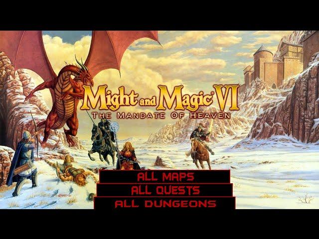 Might and Magic VI - The Mandate of Heaven | 100% Full Game | Longplay Walkthrough No Commentary