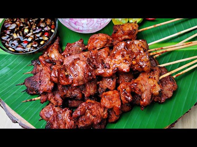 Pork Barbecue Recipe (Filipino-style Pork Barbecue)