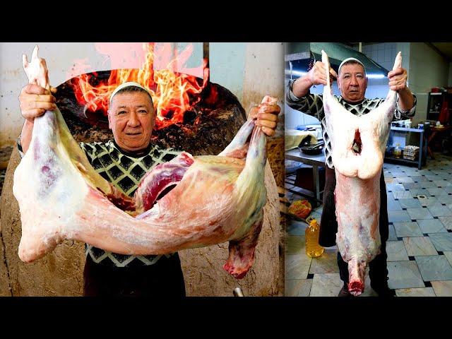 150 kg Tandoor meat | Giant Tandoor | The most delicious meat | Uzbekistan