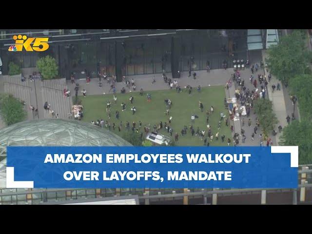 Amazon employees walk out over layoffs, return-to-work mandate