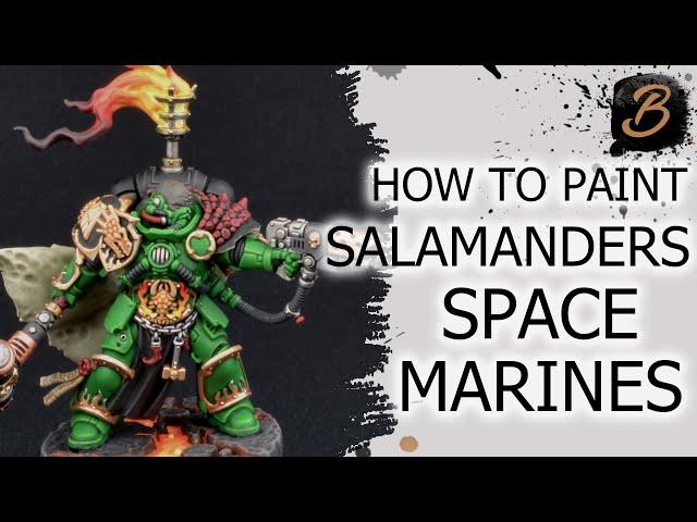 HOW TO PAINT SALAMANDERS SPACE MARINES: A Step-By-Step Guide