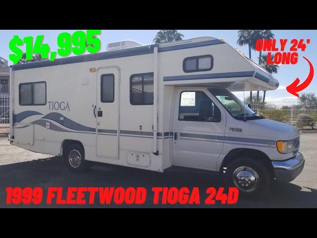 $15,000 Motorized Class C RV. 1999 Fleetwood Tioga 24D Video Walkthrough. SOLD!