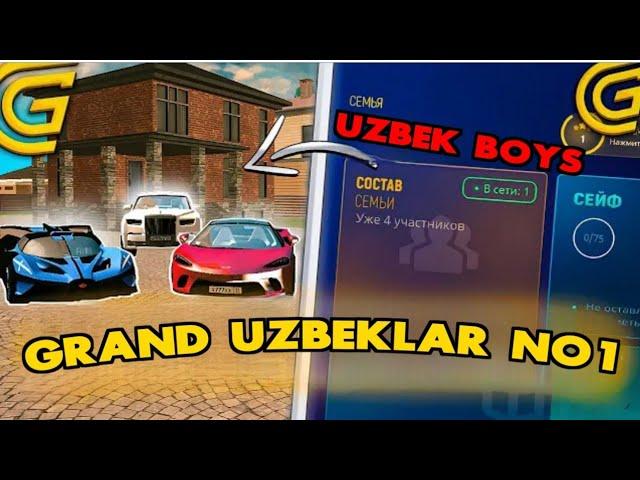 25-Server OBZOR semya UZBEK BOYS || Grand Mobile Uzbek