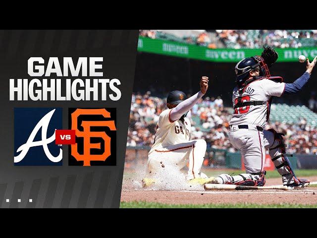 Braves vs. Giants Game Highlights (8/15/24) | MLB Highlights