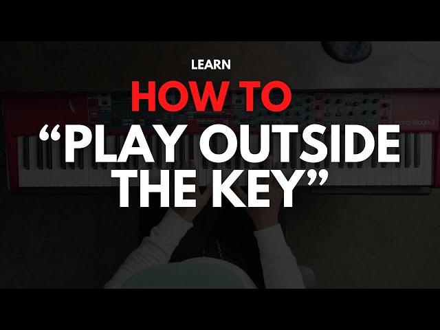 Piano harmony, How to play outside the key using Using The Relative Major