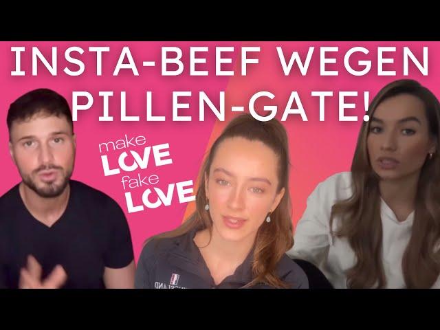 Beef & Lüge auf Insta wegen Pillen-Gate @ Make Love Fake Love  Statements Maurice, Smilla, Karina