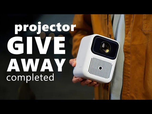 Wanbo Dali 1 Projector Giveaway Winner !