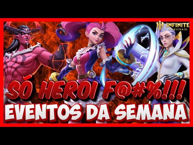 Infinite Magicraid - EVENTOS DA SEMANA! SÓ VEM HEROI F***!!!