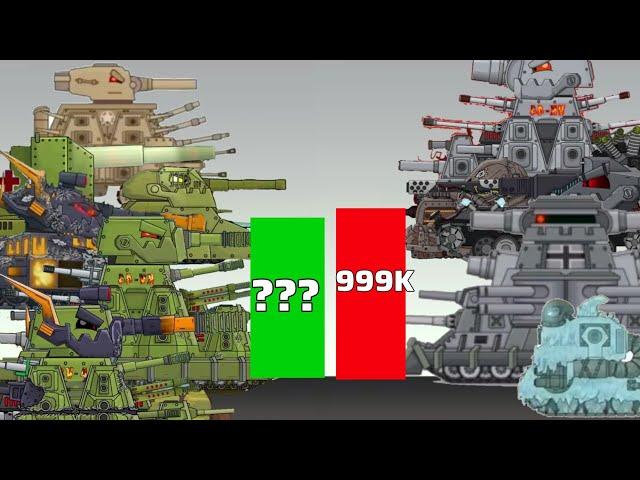 Power level of hero vs villain tanks - kv-44 arta morok vs vk44 freezer