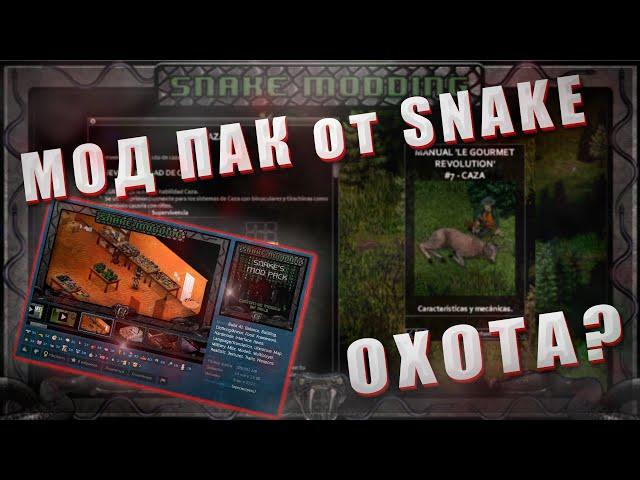 КРУТОЙ МОД ПАК c ОХОТОЙ и ДРУГИМ от Snake в Project Zomboid