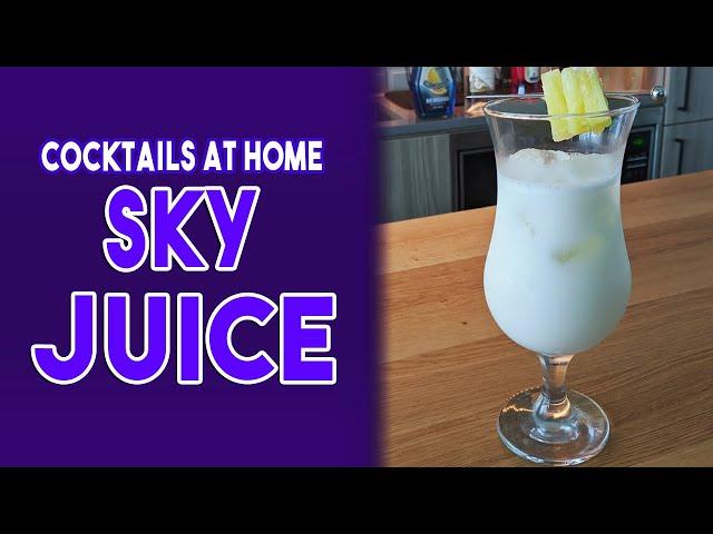 Cocktails at Home | Sky Juice Recipe by the Cocktail Enthusiast