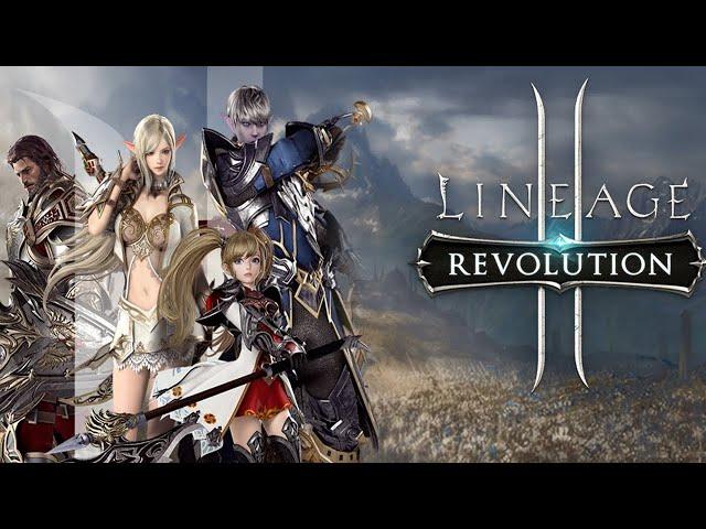 Best Mobile MMORPG Game Lineage 2: Revolution Open World Online Multiplayer Android ios Gameplay