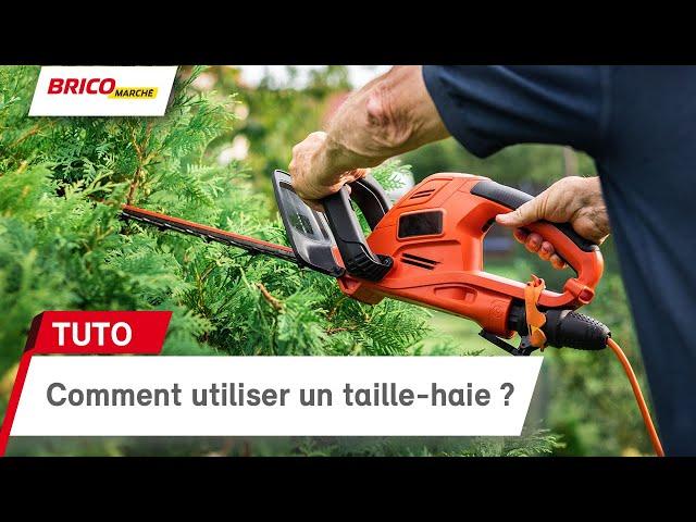 Comment utiliser un taille haie ? (Bricomarché)